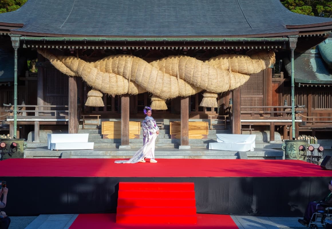 2018 宮地嶽神社「ユミカツラ ブライダルファッションショー」