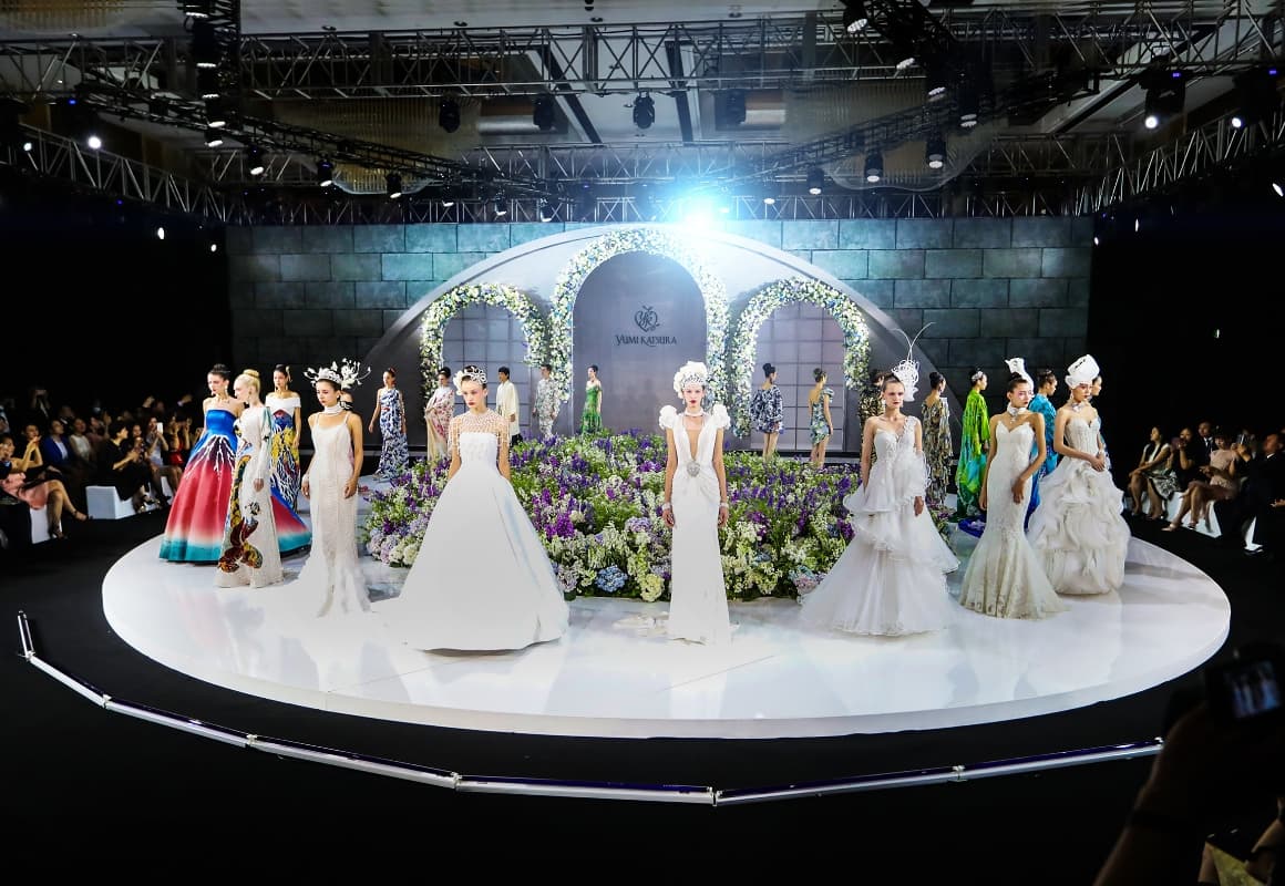 2018 Invited to the fashion show organized by the Asia Couture Federation
