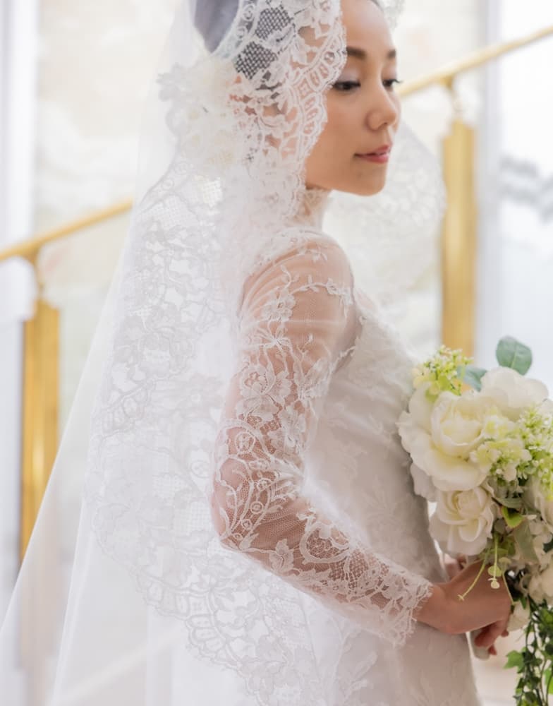 お母様のウェディングドレス