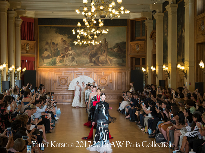 Yumi Katsura 2017-2018 Autumn Winter Paris Collection 開催レポート 